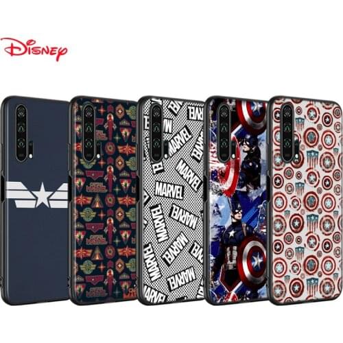 Silicone Cover Captain America Marvel For Honor 30i 10i 10X 9X 8X MAX 20 10 9 8 8A 8C 8S Prime 7A Pro Lite Phone Case