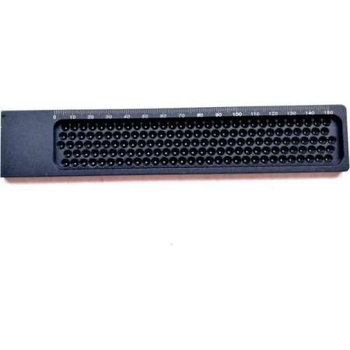 T-160 Woodworking Ruler Hole Hole Black Precision Woodworking Measuring Tool Speed Square Angle Protractor Measuring Tool