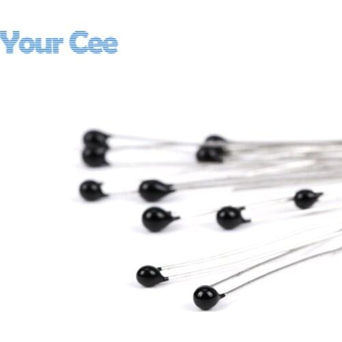 100pcs Thermistor NTC-MF52-103/3435 10K ohm 1% Thermal Resistor Temperature Sensor