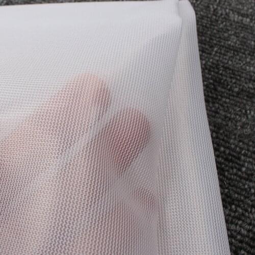 WHITE - POLYESTER - FLAG FABRIC MATERIAL CLOTH - 150cm wide