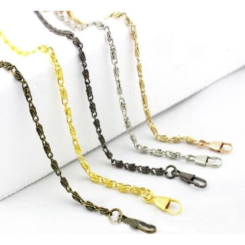 120cm Handbag Metal Chains Shoulder Bag Strap DIY Purse Chain Gold Silver Bag Handles Bag Accessories Chain