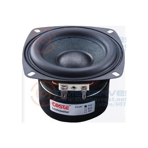 2 pcs 4 inch square 8 ohm 40W speaker 40W loudspeaker for arcade game machine cabinet parts Coin operator game Accessories