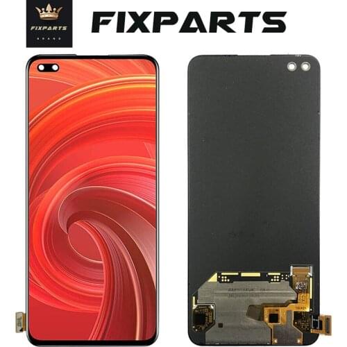 6.44" AMOLED For Realme X50 Pro 5G LCD Display Touch Screen Assembly Replacement Accessory RMX2075, RMX2071, RMX2076 LCD Screen