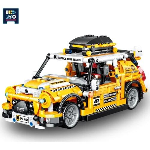 606pcs Technical Speed Champion Car Building Blocks Kids Pull Back Vehicle Model Creator Truck Bricks Toys For Children Gift