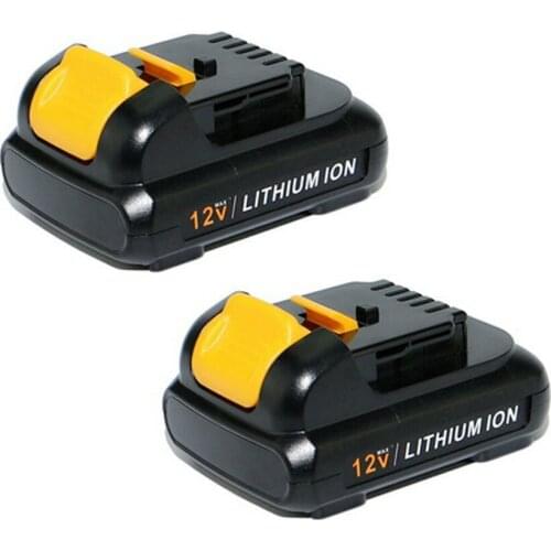 2PCS best power tool Battery For Dewalt 12V 2.0Ah 2000mah MAX Li-ion DCB120 DCD710 DCF813 DCF815 DCF610