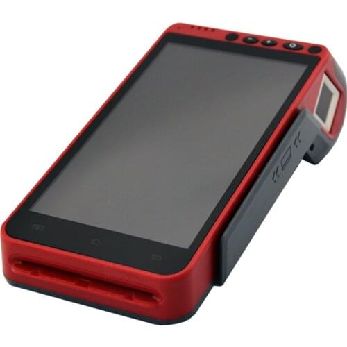 Android 7.0 4G Fingerprint Laser Scan Contact Chip RFID Magnetic Reader POS HCC-Z100