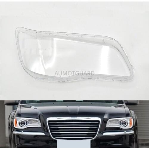 Car Headlight Lens For Chrysler 300C 2011 2012 2013 2014 2015 2016 2017 2018~2020 Headlamp Cover Replacement Auto Shell Cover