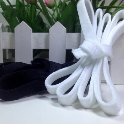 White/black Underwear Bra Steel Ring Cover Cloth Band,Bra Steel Bracket Wrap Fabric Band 10mm Width