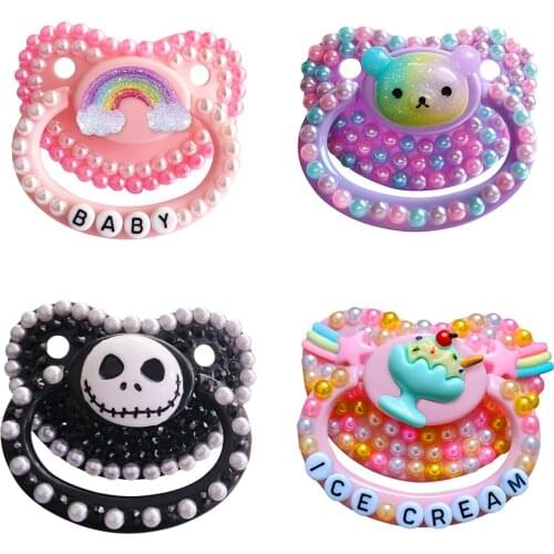 DDLG Adult Size Pacifier 100% Handmake Silicone Nipple Cute Pacifier ABDL Adult Baby Pacifier Daddys Girl Dummy Dom