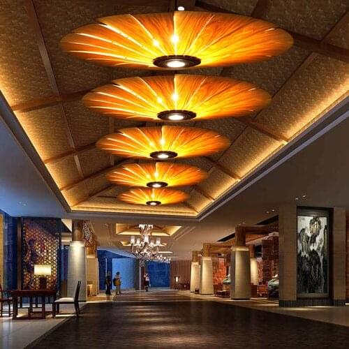 Wooden Pendant Lights Southeast Asian living room dining log lamp room bedroom Pendant lamp inn cafe bar art droplight ZZP zb59