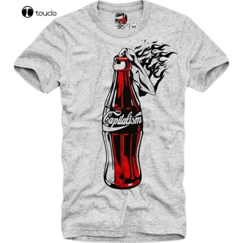 T Shirt "Enjoy Capitalism" Let It All Burn, Molotov Cocktail Tee Shirt