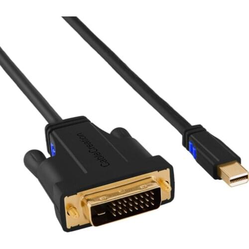 Mini DP (mDP) to DV,Mini Displayport (Thunderbolt 2 ) to DVI Cable Compatible with for iMac,Surface Pro 2/3/4/5/6, HD Monitors