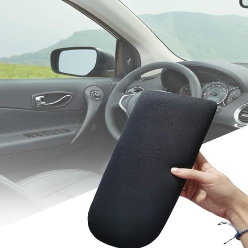 Cloth Center Console Armrest Cover Lid for VW Jetta Golf MK4 Beetle for PASSAT B5 Auto Black Armrest Cover Lid Interior Parts