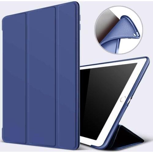 PU Soft Silicone Cover For iPad 10.2 inch 2019 7th Gen New Funda Protective Shell Magnet Auto Wake Smart Cover Model A2198 A2200