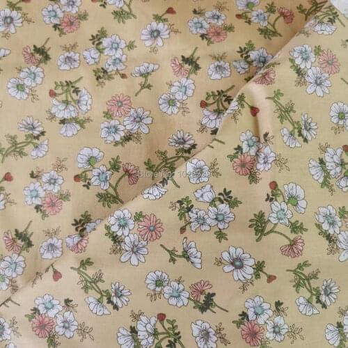 New Arrivals 100% Twill Cotton Fabric Chrysanthemum Printed cotton fabric patchwork quilting cloth for Child Bedsheet material