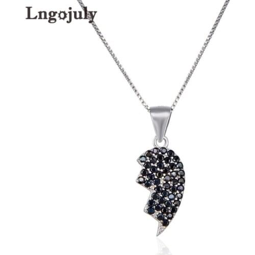 New 925 Sterling Silver Wing Pendant Necklaces For Women Engagement Wedding Anniversary Silver 925 Necklace Fine Jewelry Gift