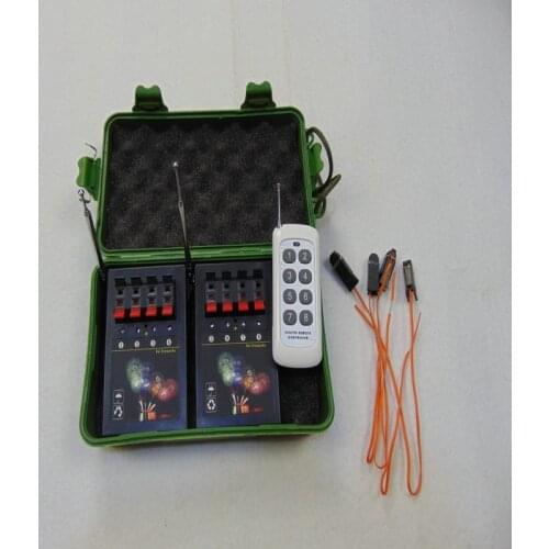 New style DMX Stag 8 Cues Wireless switch fireworks Christmas decorations valentines day waterproof controller electric wire CE