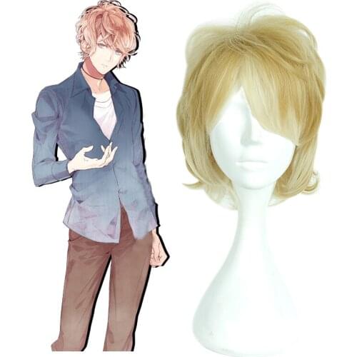 DIABOLIK LOVERS Cosplay Wigs Shuu Sakamaki Cosplay Wigs Heat Resistant Synthetic Anime Cosplay Wig Halloween Carnival Party Wig