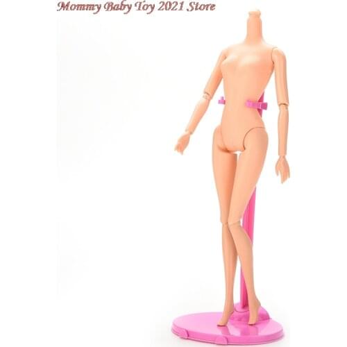 2 Colors 21.5cm Dolls Stand Display Holder For Plastic Pink Hangers Stand Doll Dress Clothes Accessories