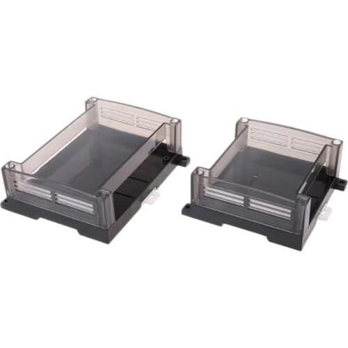 Transparent Plastic PLC Industrial Control Box Panel PLC Enclousure Case DIY PCB Shell