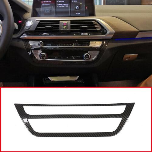 Carbon Fiber Style For BMW X3 G01 X4 G02 2018 Center Console Panel Frame
