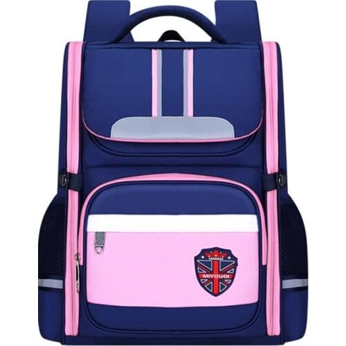 Kids Orthopedics School Bags New Grades 1-3-6 Student Lightweight School Backpack For Boys Girls All Open Easy Clean Bookbag Sac