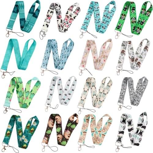 K3292 Sea Turtle Cartoon Cell Phone Lanyard For key ID Card Pass Gym USB badge Holder DIY Hang Rope Webbing Neck lanyards