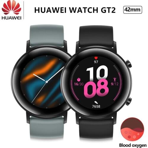 Huawei Watch GT2 GT 2 Sport Version 42mm Smart Watch Bluetooth Smart Watch 215mAh NFC GPS 5.1 Ringer Pulse For Android iOS