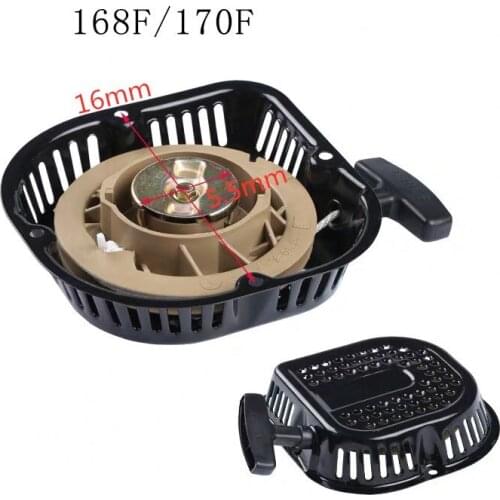 D TYPE RECOIL STARTER ASSEMBLY FOR 168 168F 170F ENGINES FREE SHIPPING CHEAP GENERATOR AND PUMP PARTS AFTERMARKET PARTS