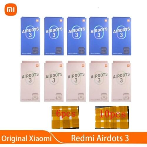 Xiaomi AirDots 3 True Wireless Bluetooth 5.2 Headphones Automatically Link Smart Wearable Apt-X Adaptive Touch Stereo Headphones