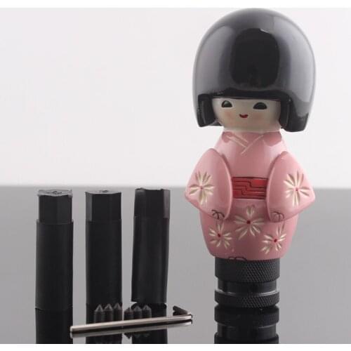 Universal Car Manual Parts Gear Stick Knob Shift Shifter Lever Pink Japan Doll style Car Accessiores Newest