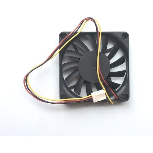 1 pcs Brushless DC Cooling Fan 12V 7010S 13 Blades 70x70x10mm 3 pin