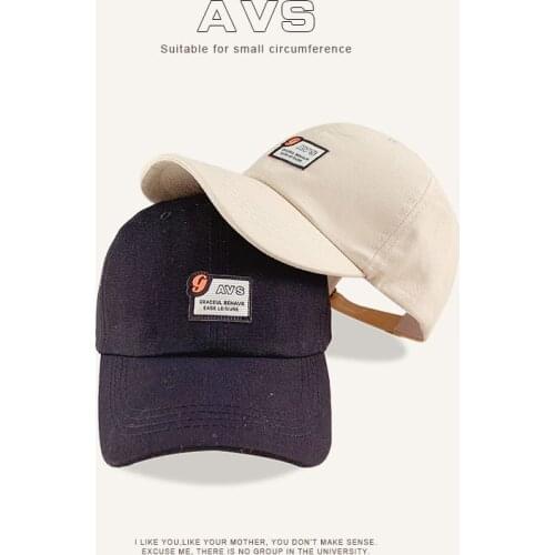 2021 Spring New Style Simple Korean Alphabet Peaked Caps Womens Sunshade Hats Mens Hip Hop Baseball Caps