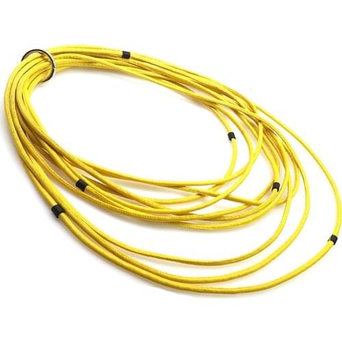 YD&YDBZ Yellow Leather Long Necklaces Charms For Women Gothic Multi Layer Pendant Choker Chain Night Party Bar Jewelry Necklaces