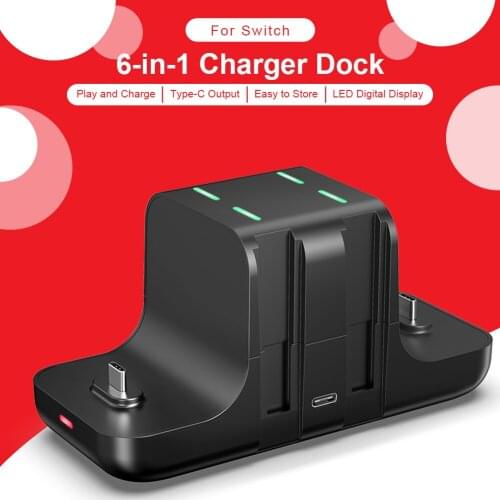 Controller Charger Dock Station Charging Base For Nintendo Switch Joycon Pro Controller For Nintendo Switch Accessories