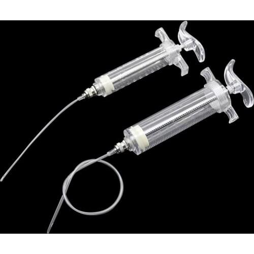 1 Set 20ml/50ml Parrot Feeding Syringe Parrots Bird Feeding Syringe With 20Pcs Curved Gavage Tubes(10pcs 13.5cm+10pcs 30cm)