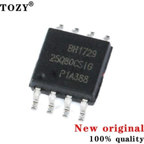 10pcs / lot new original Chip gd25q80csig sop-8 flash memory chip 8Mbit SPI interface