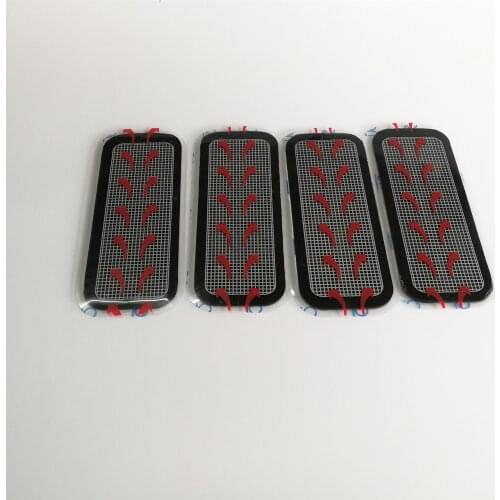 20pcs Rectangle Self Adhesive Electrodes Pad For EMS Tens ABS Belt Gel Pads Replace Pads Acupuncture Digital Therapy Massager