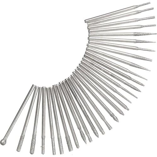 30pcs Electric Nail Art Drill Bits Polishing Grinding Rod Filing Machine Manicure Pedicure Files Cuticle Burr Accessories Tool