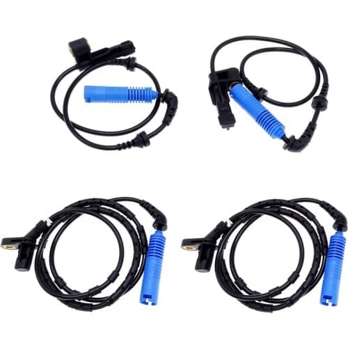 4 Pcs/Set Car Front & Rear ABS Wheel Speed Sensor Fit For BMW E46 320i 323Ci 323i 325Ci Z4 34526752681+34526752682+34526752683