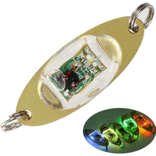 5Pc Fishing Lights Night Fluorescent Glow LED Underwater Night Fishing Lure for Attracting Fish LED Fishing Tackle