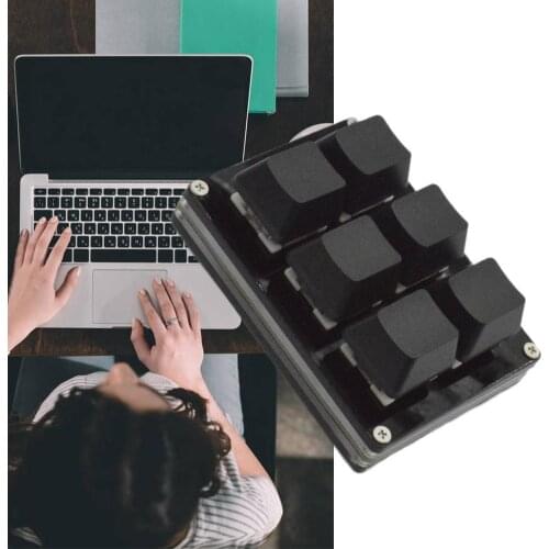 6-key black small keyboard mini keyboard copy and paste custom shortcut keys one-key password mechanical