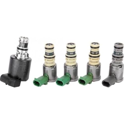 Alloy automatic valve 5 Pcs transmission solenoid valve block control unit kit for 325i Xi 2001-2005 l 6 2.5L 5l40e brand new