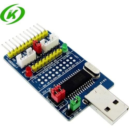CH341A USB to SPI I2C IIC UART TTL ISP Serial Adapter Module EPP/MEM Converter For Serial Brush Debugging RS232 RS485