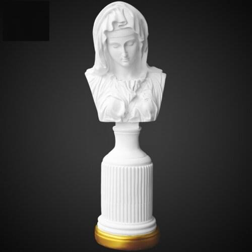 BLESSED VIRGIN MARY GODDESS ART SCULPTURE GREEK FIGURINE HOME DECORATION CREATIVE RESIN CRAFTS ART MATERIAL STATUE R5246