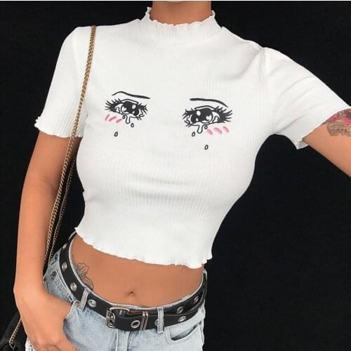 HUA ZHI XING Short Sleeve Women's T-Shirts