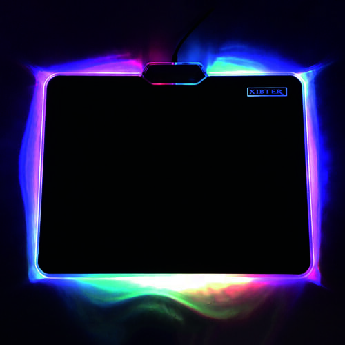 Gaming Mouse Mat Lighting Anti-Slip Rubber Base Excellent Tracking Quality for Laser and Optical Mice Games New USB RGB Mousepad