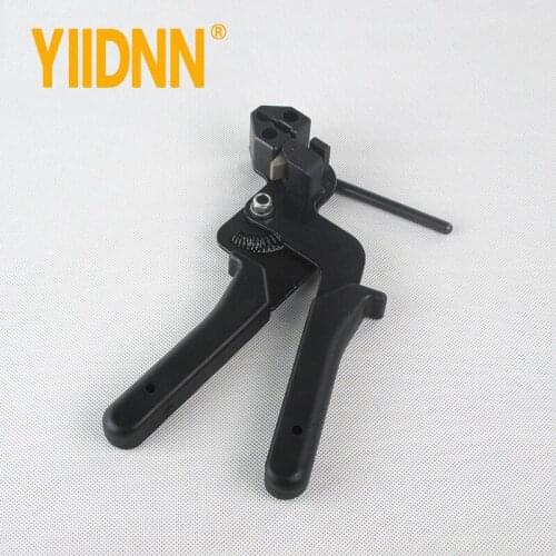 Stainless Steel Cable Tie Fastening tool clamp Tensions and cuts off Ball-Lok and Multi-Lok ties up to 12mm wide Cable Tie Gun