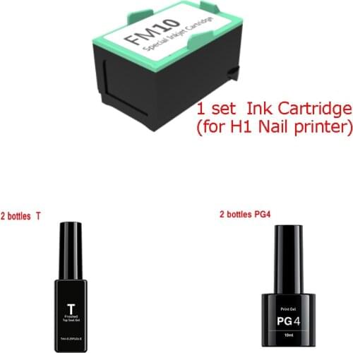 Mobile nail printer FM10 ink cartridge shipping world wide PG4 GEL PG0 GEL T GEL