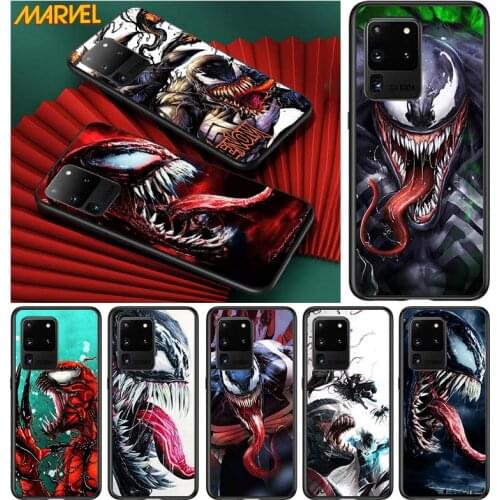 Venom Marvel cool for Samsung S20 FE Ultra Plus A91 A81 A71 A51 A41 A31 A21 A11 A72 A52 A42 A22 Soft Black Phone Case